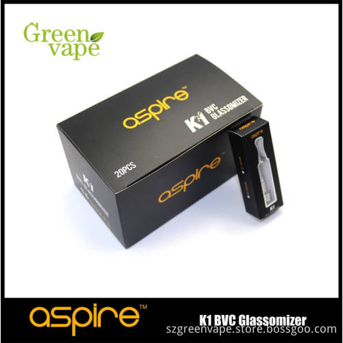 In stock wholesale original Aspire BVC clearomizer, Aspire K1 clearomizer 1.5 ml